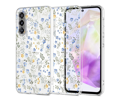 Etui do telefonów TECH-PROTECT Flexair do Samsung Galaxy A36 Spring Flowers 5906302362295